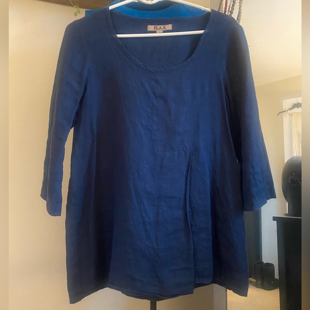 Flax 100% linen top